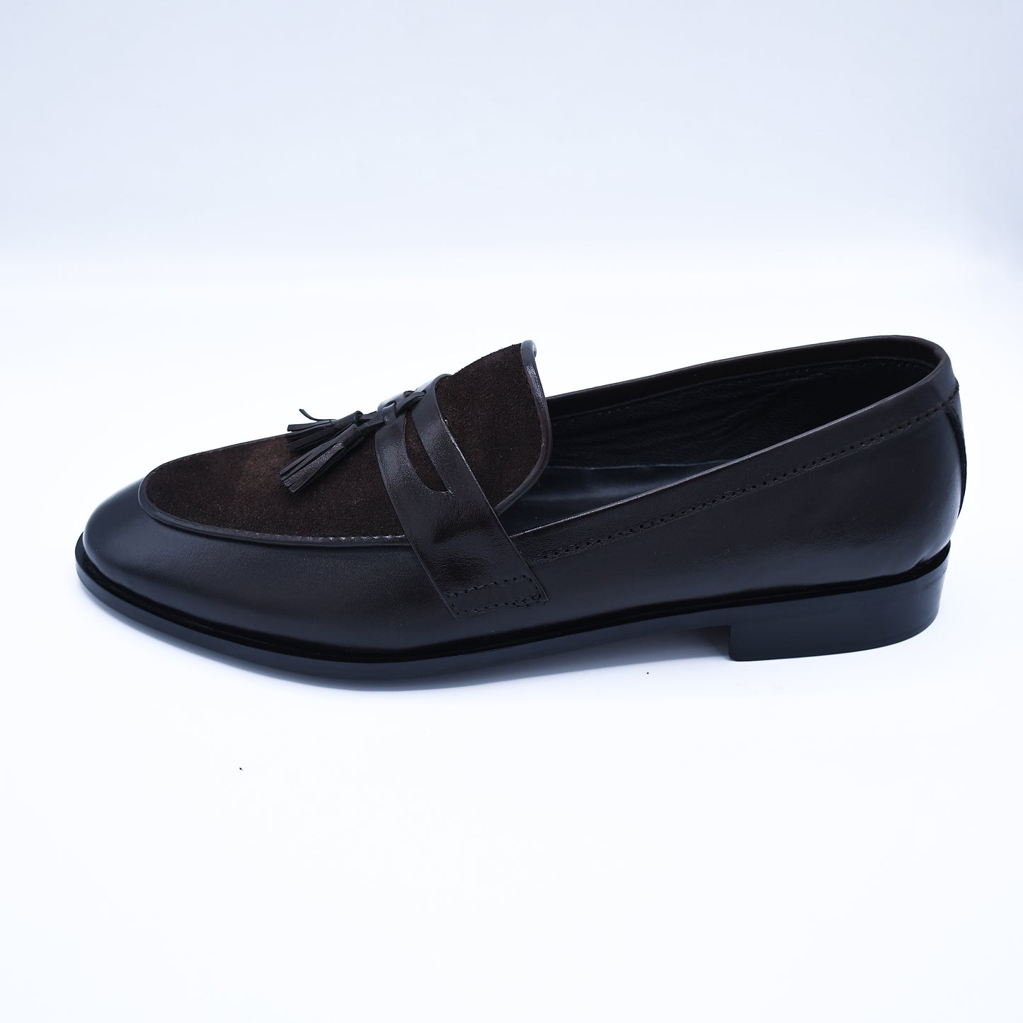 Men's Tassel-Suede Dark Brown