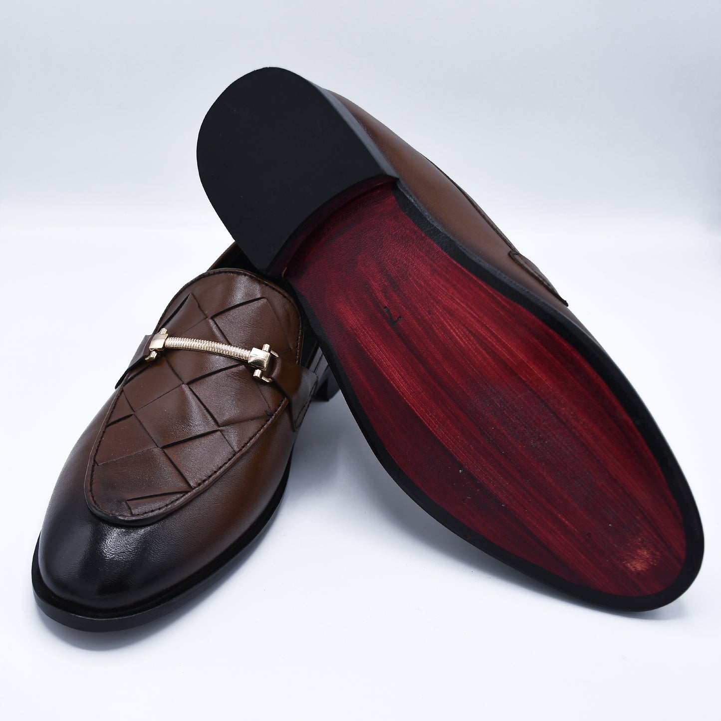 Men's Formal Cross-Cut Two Tone