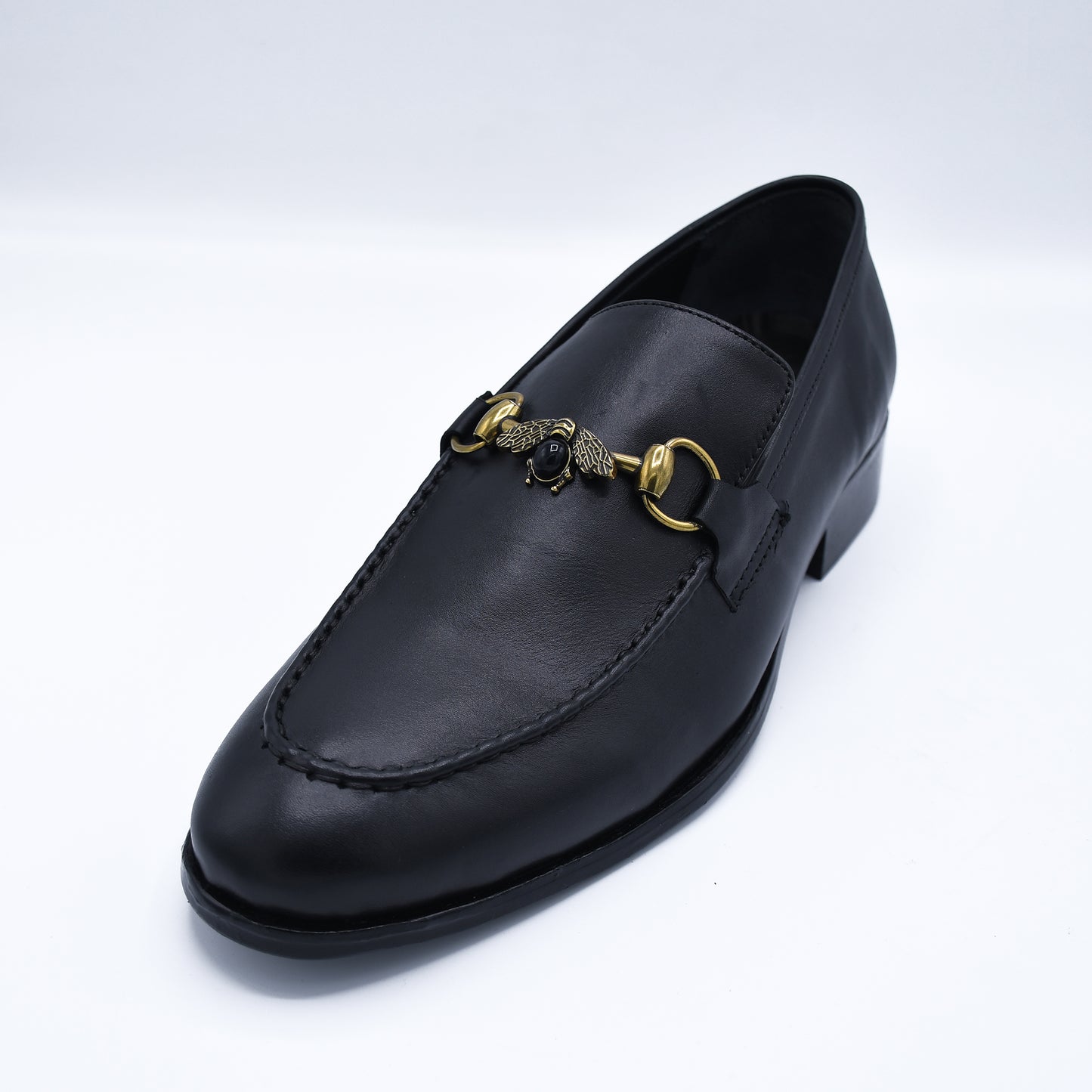 Elegant Butterfly Formal Shoe Slip-ons Black