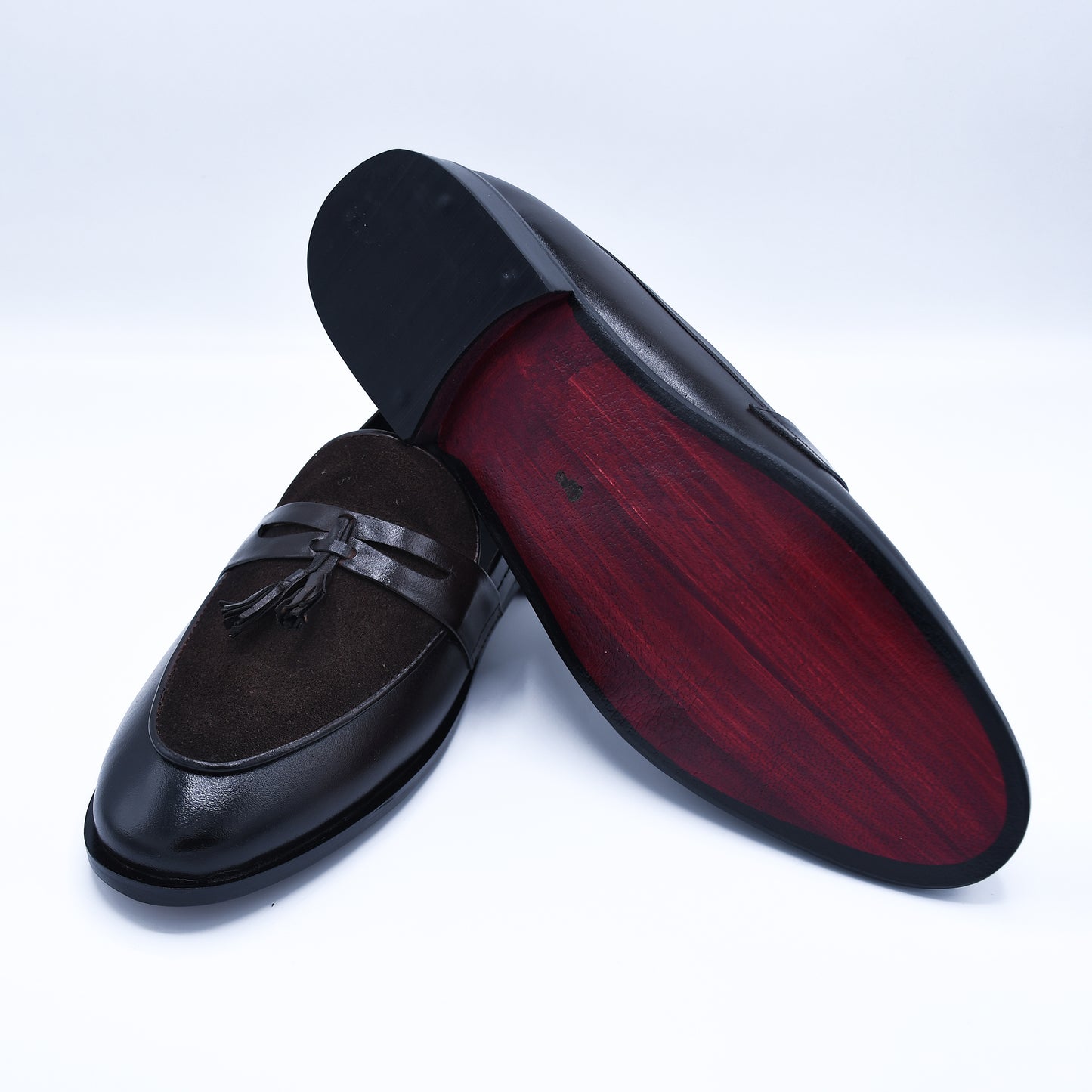 Men's Tassel-Suede Dark Brown
