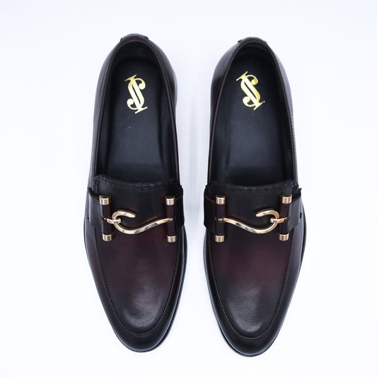 Elegant Formal Shoe Slip-ons Two-Tone