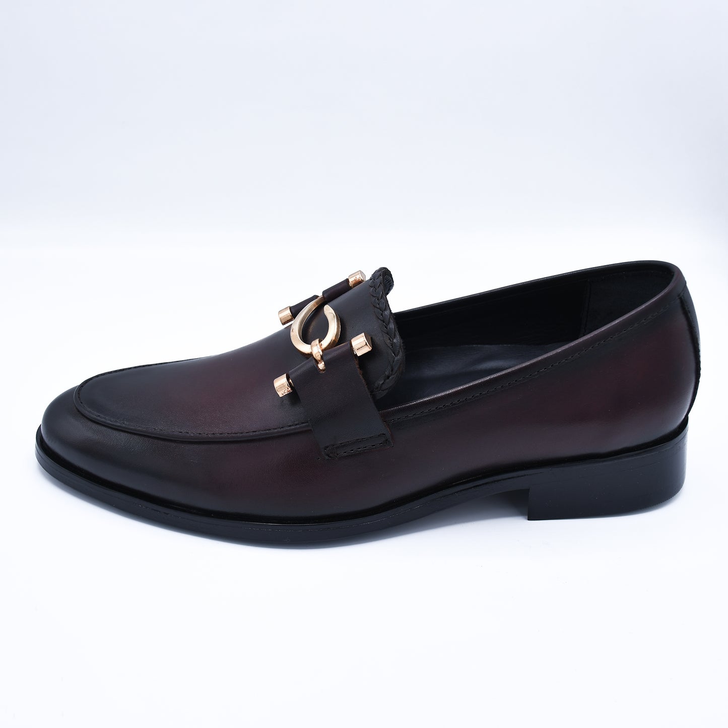 Elegant Formal Shoe Slip-ons Two-Tone