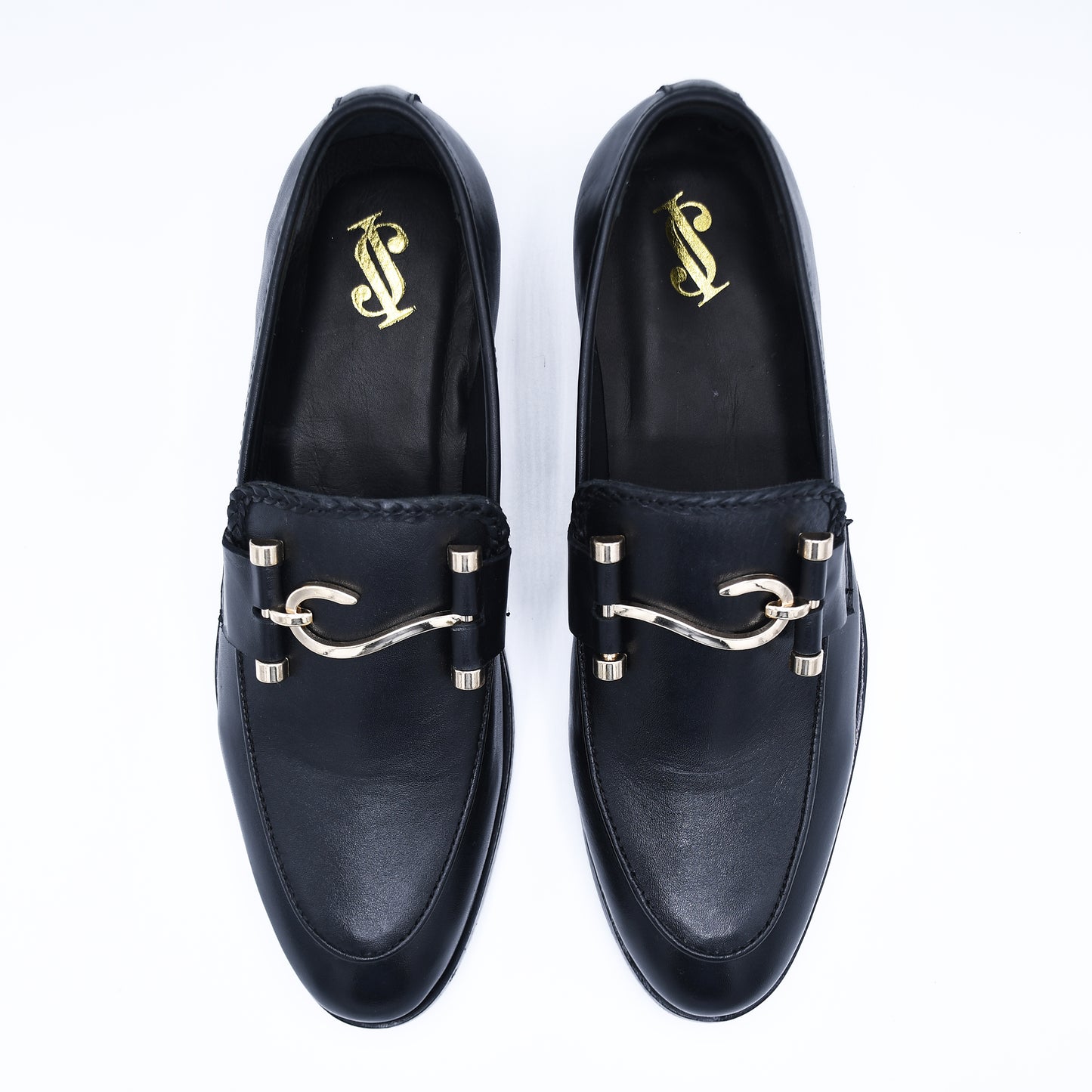 Elegant Formal Shoe Slip-ons Black