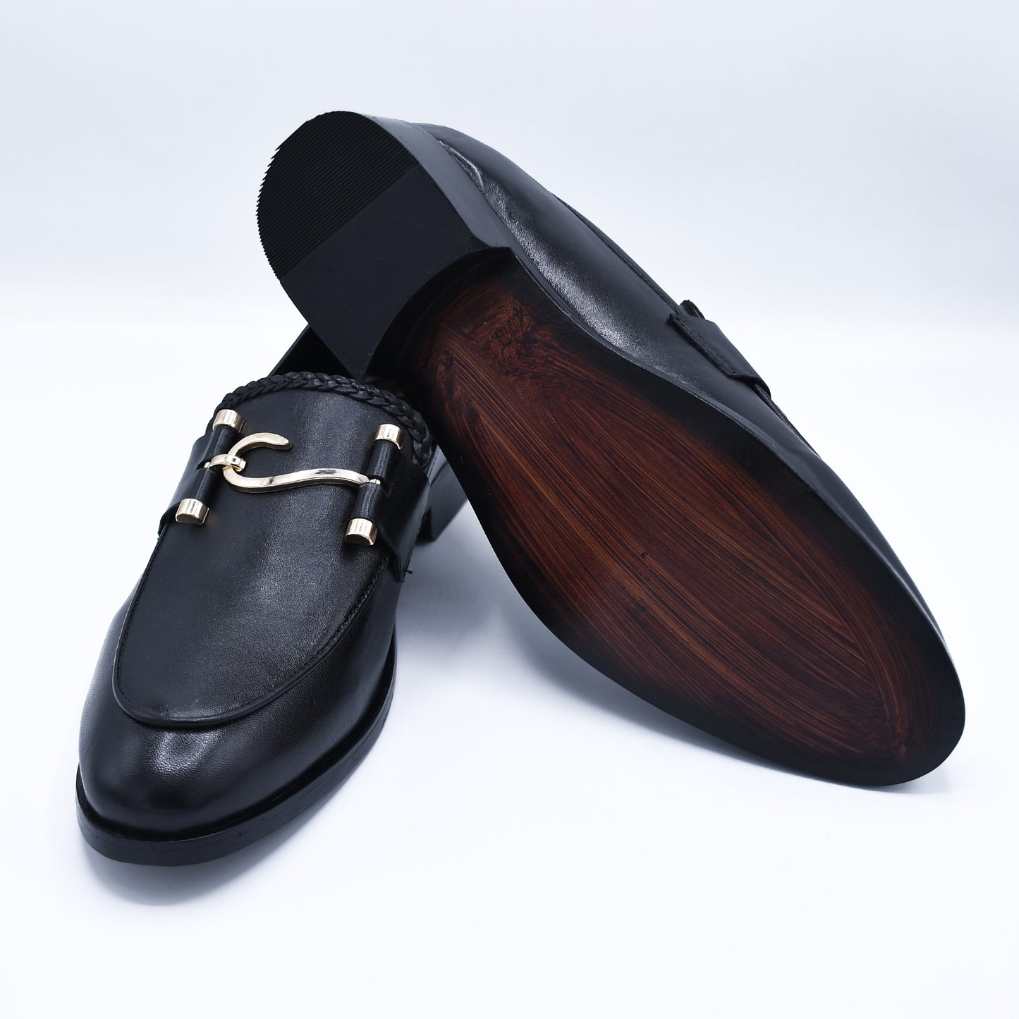Elegant Formal Shoe Slip-ons Black