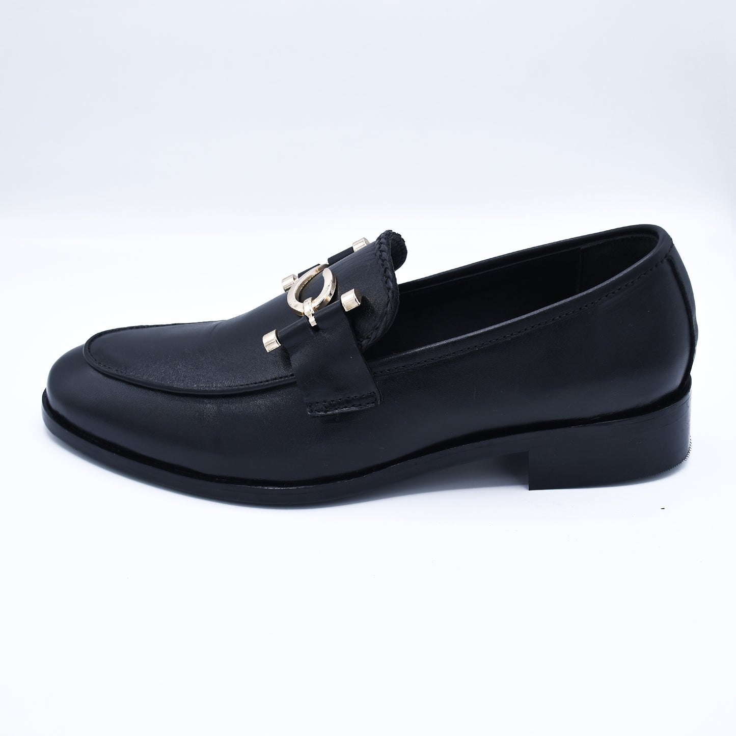 Elegant Formal Shoe Slip-ons Black