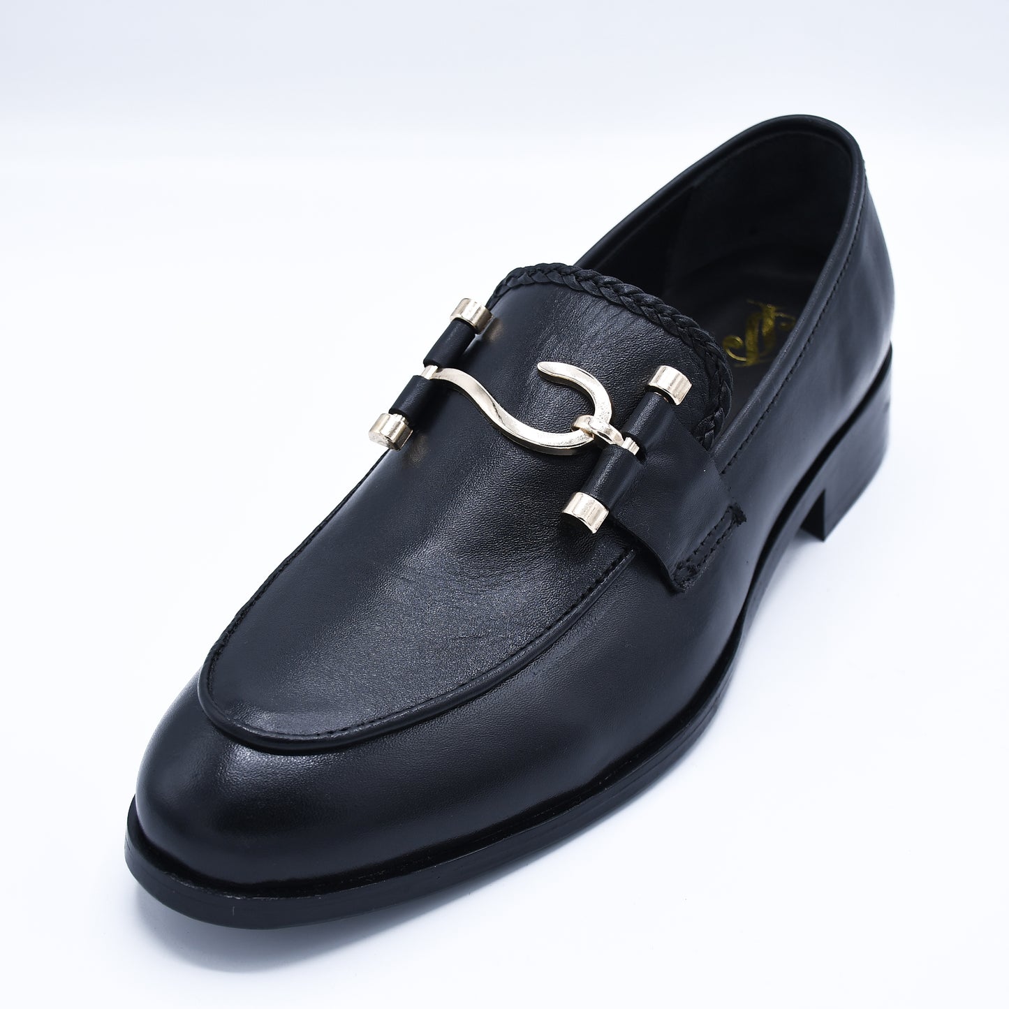 Elegant Formal Shoe Slip-ons Black