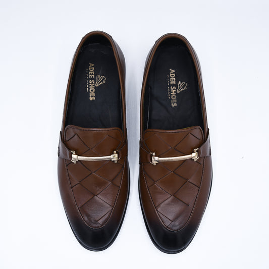 Men's Formal Cross-Cut Two Tone